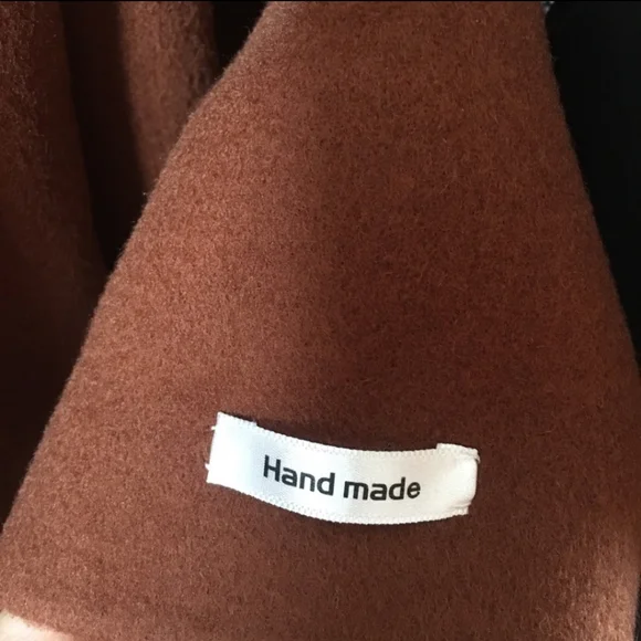 Riley Wool Overcoat in Rust - Picture 9 of 9